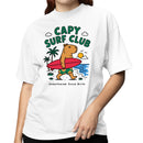 Capy Surf Club Women's T-shirt - Unbothered Since Birth