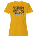 Capybara Floating Pool Island Women's T-shirt