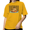Capybara Floating Pool Island Women's T-shirt