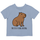 Master of Doing Nothing Capybara Toddler T-shirt