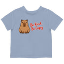 Be Kind Be Capy Cute Capybara Toddler T-shirt