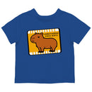 Toddler's Unbothered Since Birth Capybara T-shirt
