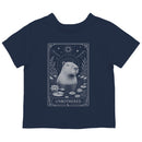 Toddler's T-shirt - Unbothered Capybara Lotus Scene