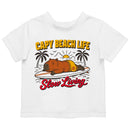 Toddler's Capybara Surfing T-shirt - Beach Life