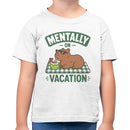 Toddler's T-shirt - Mentally On Vacation Capybara Quote