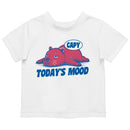 Capy Today's Mood Lazy Capybara Toddler T-shirt