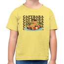 Toddler's Relaxing Capybara Pool Island T-shirt