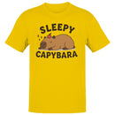 Sleepy Capybara Cute Animal Men's T-shirt