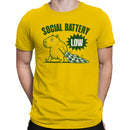 Social Battery Low Capybara Men's T-shirt