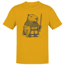 Capybara Knight Sword & Shield Men's T-shirt