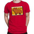 Unbothered Since Birth Capybara Men's T-shirt