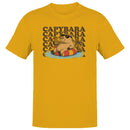 Men's T-shirt - Relaxing Capybara Floating Pool Island