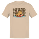 Men's T-shirt - Relaxing Capybara Floating Pool Island