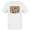 Men's T-shirt - Relaxing Capybara Floating Pool Island