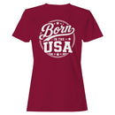 Born In The USA Patriotic Women's T-shirt