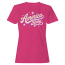 America Baby Retro Stars Women's T-shirt