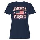 America First USA Flag Stars Women's T-shirt