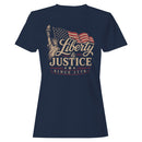 Liberty and Justice Since 1776 Women's T-shirt