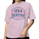 USA Heritage Built on Freedom Women's T-shirt