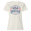 USA Heritage Built on Freedom Women's T-shirt