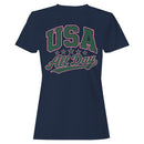 USA All Day Vintage Retro Stars Women's T-shirt