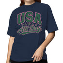 USA All Day Vintage Retro Stars Women's T-shirt