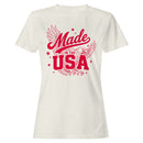 Eagle Patriotic Design Women's T-shirt Made in the USA