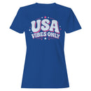 USA Vibes Only Retro Stars Women's T-shirt