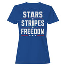 Stars Stripes Freedom Patriotic Women's T-shirt
