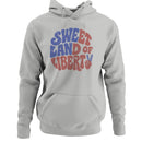 Sweet Land of Liberty Retro Peace Sign Hoodie