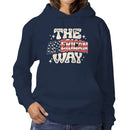 Women's Hoodie - American Way Retro Stars & Stripes