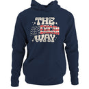 Women's Hoodie - American Way Retro Stars & Stripes