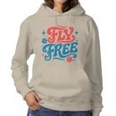 Fly Free Retro Flower Women's Hoodie