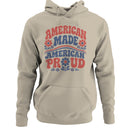 American Made Retro Flowers Women's Hoodie