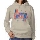 Patriotic Retro USA Women's Hoodie