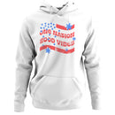 One Nation Good Vibes Patriotic Women's Hoodie
