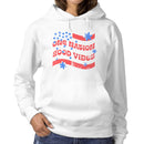 One Nation Good Vibes Patriotic Women's Hoodie