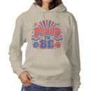Proud To Be Retro Patriotic Women's Hoodie