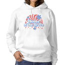 Home of the Brave Floral Stars Women's Hoodie