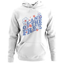Land of the Free Retro Flowers Women's Hoodie