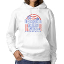 Freedom Is The Vibe Floral Stars Women's Hoodie