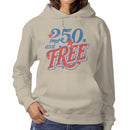 Vintage Patriotic Lettering Women's Hoodie