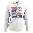 Patriotic Women's Hoodie - 76 Started It '26 Keeps It Going