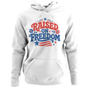 Raised On Freedom Vintage Quote Women's Hoodie