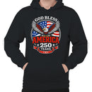 God Bless America Eagle Patriotic Men's Hoodie