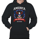 America The Beautiful Eagle Emblem Men's Hoodie