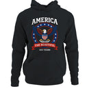 America The Beautiful Eagle Emblem Men's Hoodie