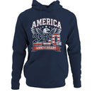 America 250th Anniversary Patriotic Eagle Hoodie