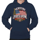 Serving Freedom Since 1776 American Flag Hoodie