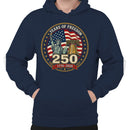 250 Years of Freedom USA Liberty Men's Hoodie